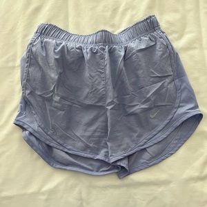 Purple Nike shorts